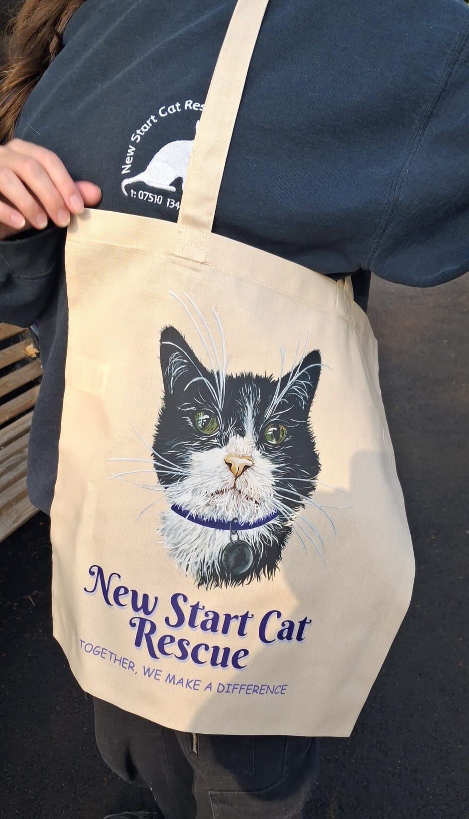 New Start Cat Rescue Tote Bag